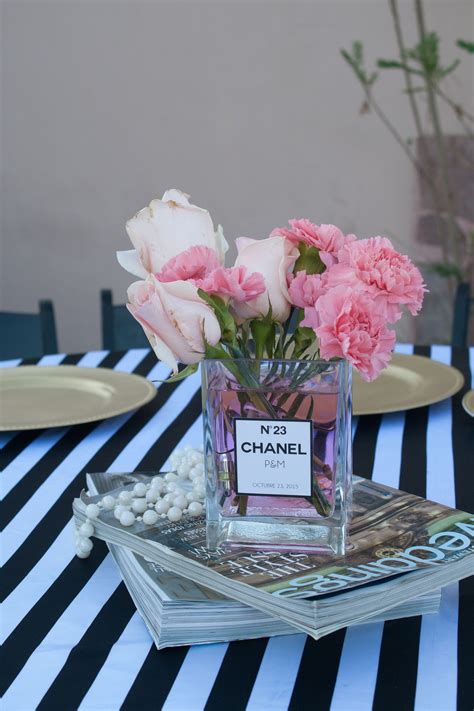 coco chanel table decor